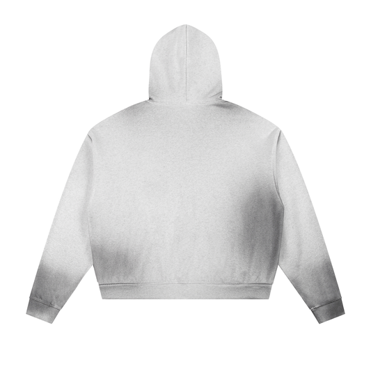 BROKEN BUNNY SUN-FADED ZIP HOODIE